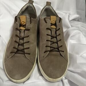 Ecco SOFT 8 Tie Sneakers Walking Shoes taupe Mens Size EU 45 US 11-11.5 BoxB